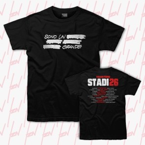 T-shirt SONO UN GRANDE TOUR 2026, Tiziano Ferro, Unisex, Nero