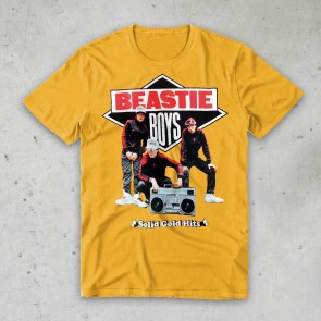 T-SHIRT SOLID GOLD BEASTIE BOYS