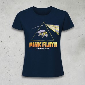T-SHIRT DONNA ANIMALS TOUR FLY PINK FLOYD