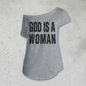 T-SHIRT DONNA GOD IS A WOMAN - GIANNA NANNINI