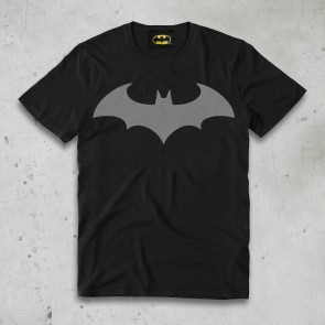 T-SHIRT LOGO SILVER - BATMAN