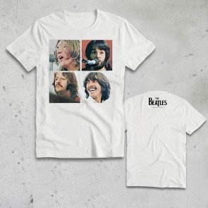 T-SHIRT PHOTO SQUARE THE BEATLES
