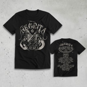 T-SHIRT SUMMER TOUR 2012 - NEGRITA