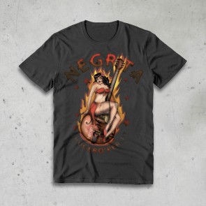 T-SHIRT UOMO TATTOO BRUCERO' X TE NEGRITA