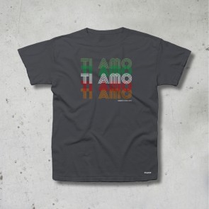 T-shirt TI AMO, Dark Grey, Umberto Tozzi