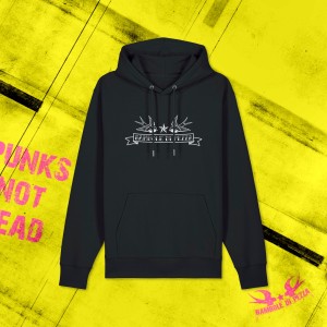 Felpa LOGO OLD SCHOOL, Bambole di Pezza, Nera, Unisex