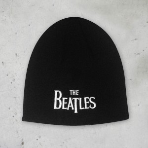 CUFFIA NERA LOGO THE BEATLES