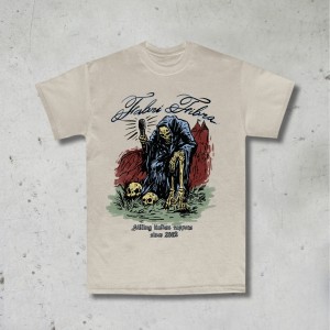 T-shirt DEVIL R.I.P RAPPERS, Fabri Fibra, Unisex, Sand