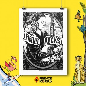 POSTER EVENTO 2022 - FIRENZE ROCKS