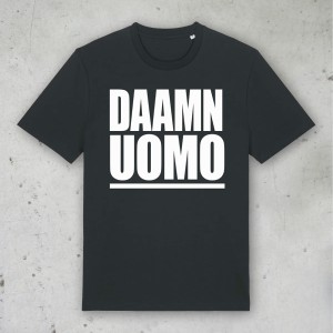  T-shirt DAAMN UOMO, Mondo Marcio, Unisex, Nera