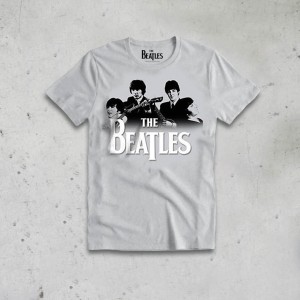 T-SHIRT BAND OVER LOGO THE BEATLES