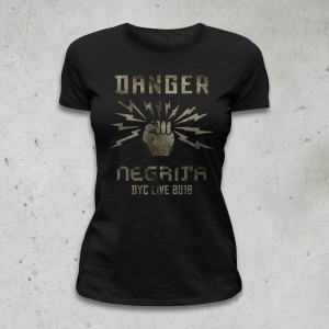 T-SHIRT DONNA DANGER 2018 - NEGRITA