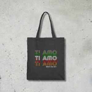Shopper TI AMO, Dark Grey, Umberto Tozzi