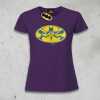 T-SHIRT DONNA MASK SHIELD BATMAN