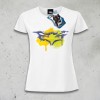 T-SHIRT DONNA RISES MASK SPRAY BATMAN